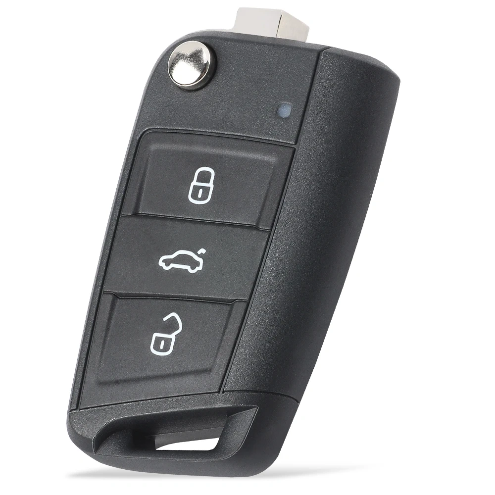 Original VW Skoda 3 button remote key NON-KEYLESS 434MHz with MQB 48 Chip P/N 5E0959752D