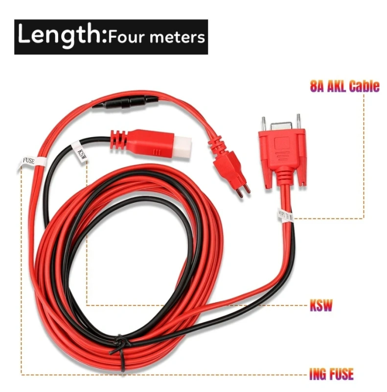 Autel for Toyota 8A AKL Cable Non-Smart Key All Keys Lost Adapter Work with APB112 and G-Box2 G BOX2