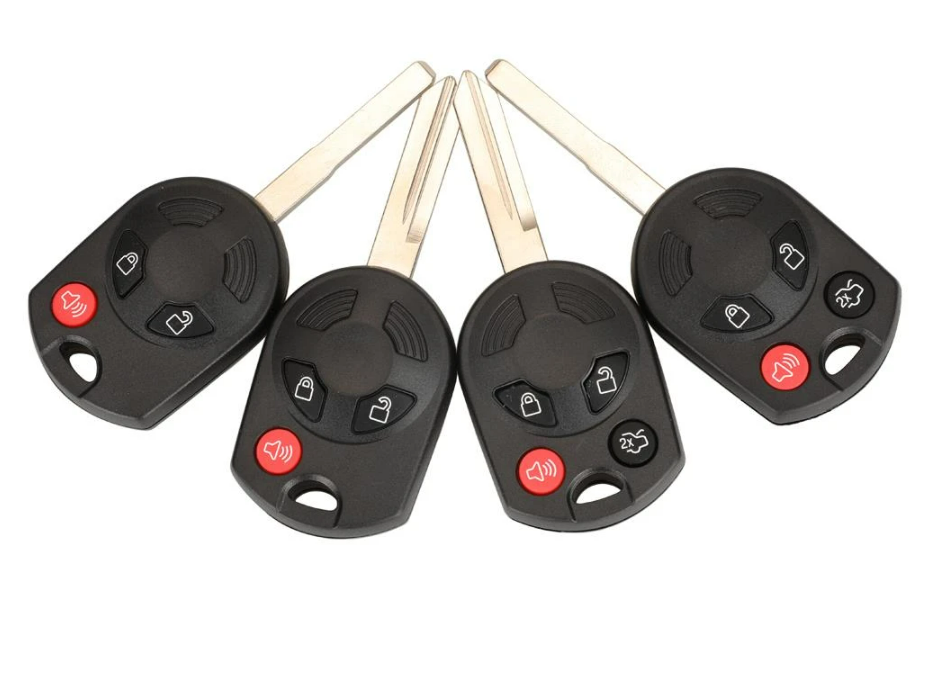 3 4 Buttons Key Shell  with FO38 HU101 Blade For Mercury FORD Edge Escape Expedition Flex Fusion Mustang Taurus Lincoln