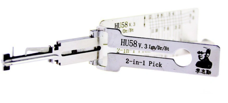 Original LISHI HU58 2 in 1 Decoder and Pick for Old B-MW