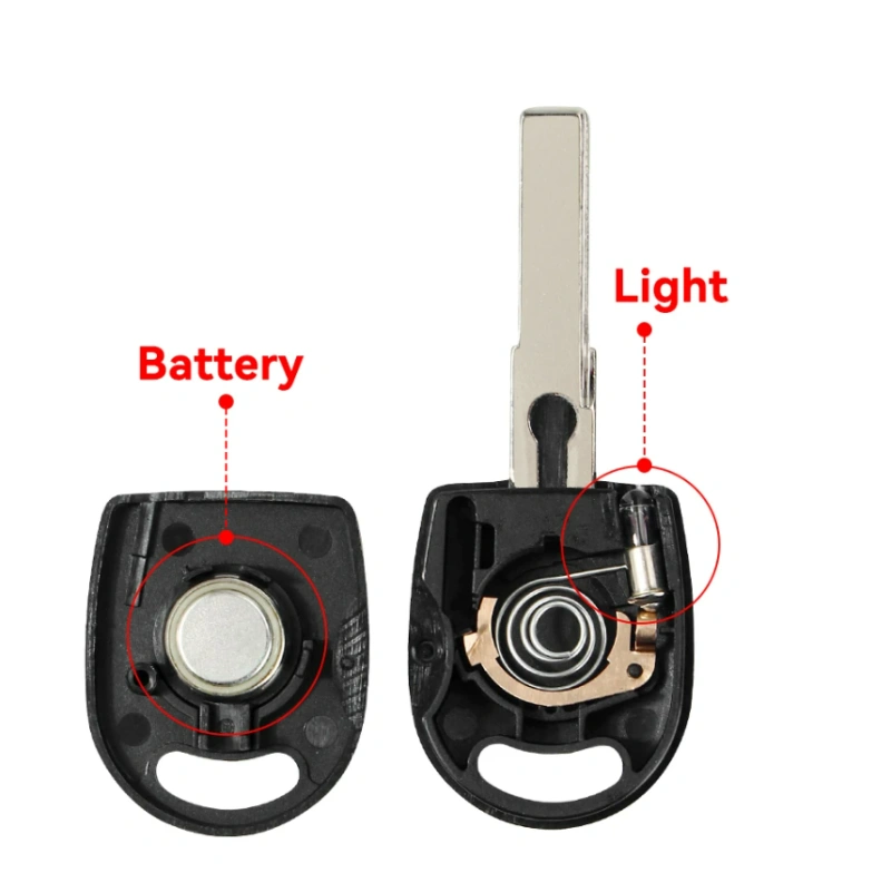 For VW  Car Transponder Key ID48 Chip With Light & Battery