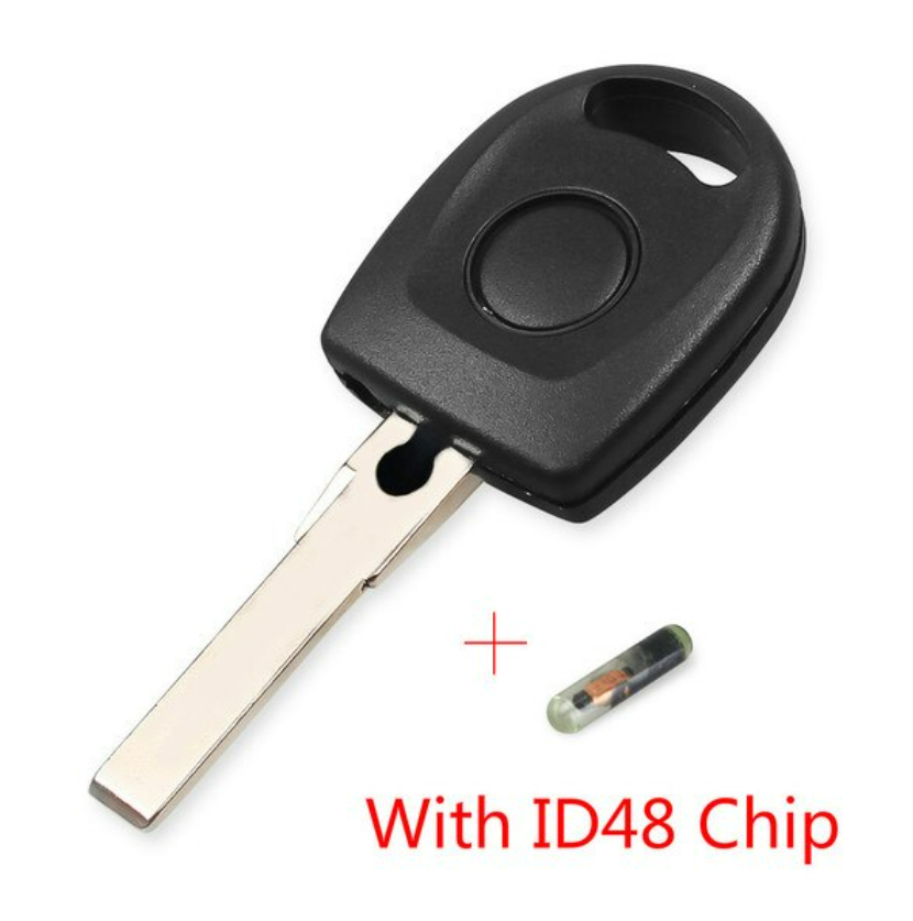 KEYECU Uncut Transponder Key With ID48 Chip For Volvo S80 S60 V70 XC70 XC90 (1999-2013)