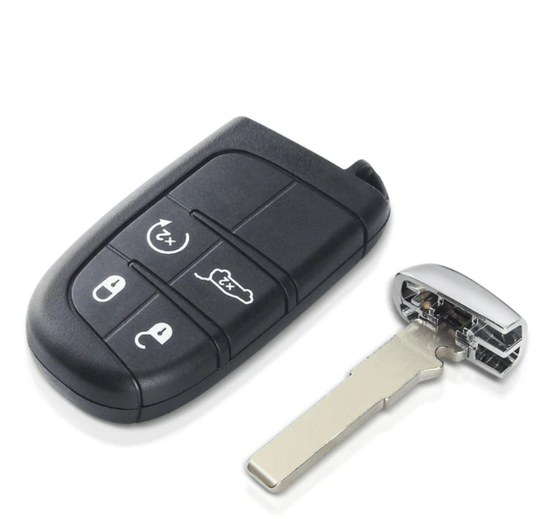 For Jeep Renegade Compass Fiat 500 500X 500L 2015-2020 4A 433MHz Remote Key For Keyless Entry SIP22 Blade M3N-40821302
