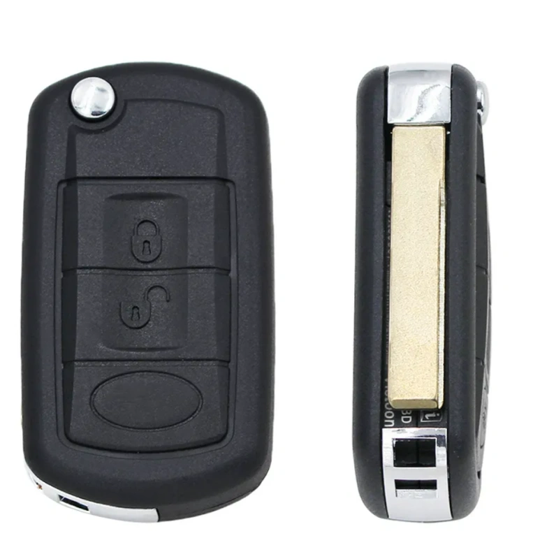 For Land Rover Discovery 3 4 Range Rover Sport Vogue Flip Remote Key Shell Hu92 with screw