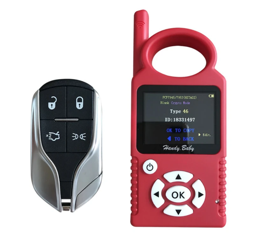 For Maserati Quattroporte Ghibli Levante 4 Buttons Smart Remote Car Key With 433mhz with 46 Chip