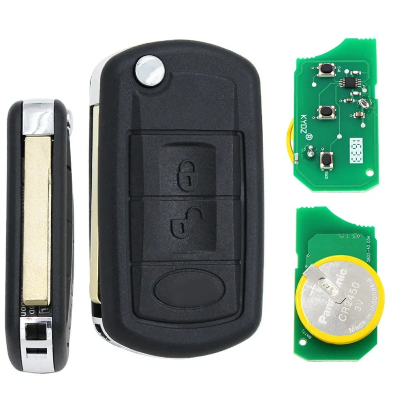 KYDZ board For Land Rover Discovery LR3 EWS System SPORT 3B Folding Remote Key 7935/ID44 Chip 315MHZ/433MHz