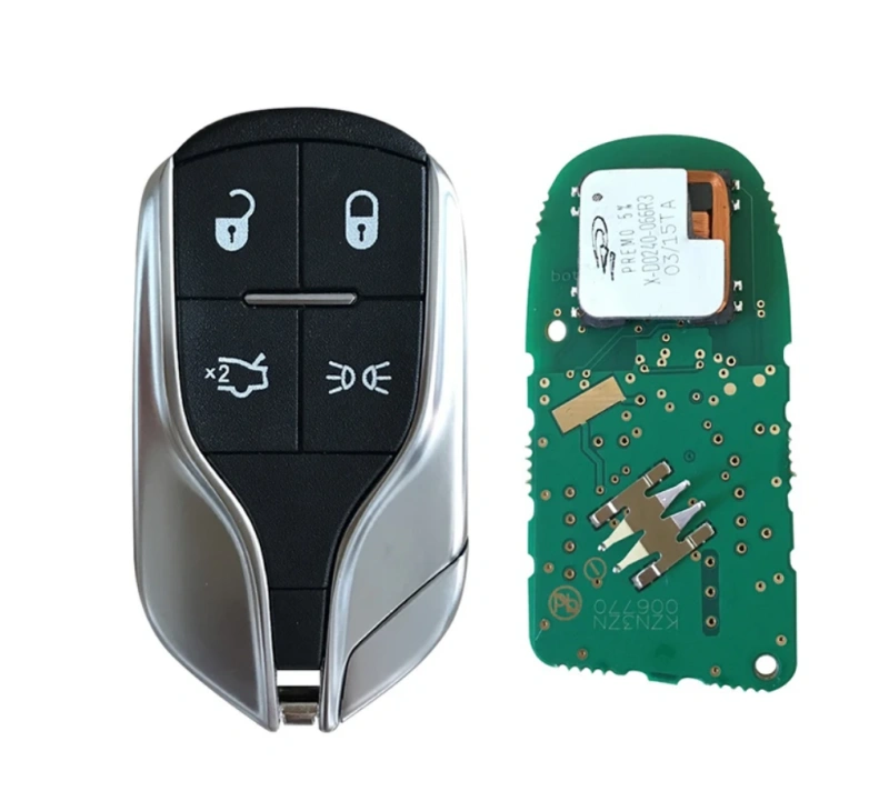 For Maserati Quattroporte Ghibli Levante 4 Buttons Smart Remote Car Key With 433mhz with 46 Chip