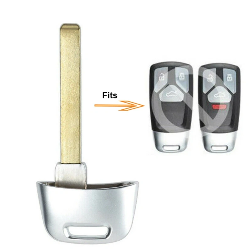 For Audi  TT A5 A4 Q7 SQ7 Insert Emergency Key  Blade