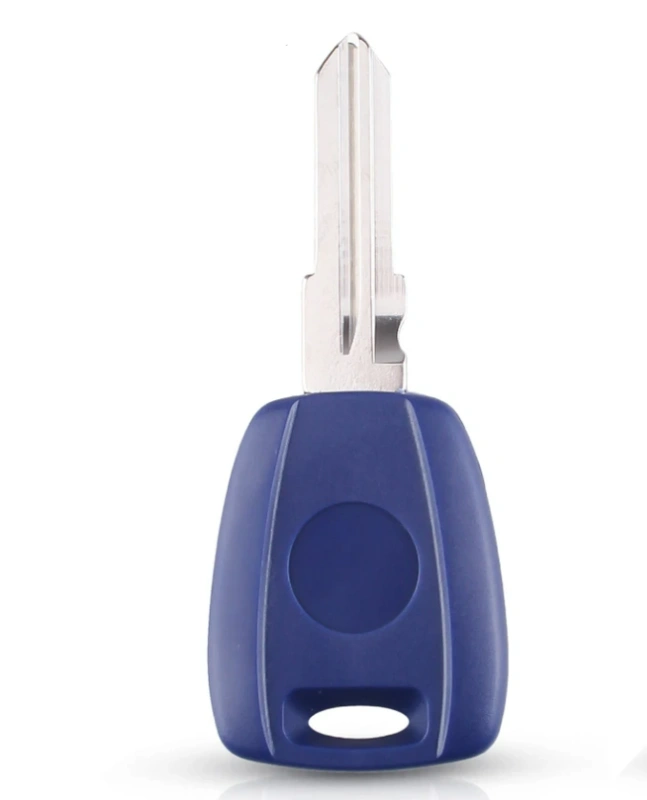 For Fiat transponder key blank GT15R blade Blue Color