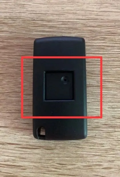 For Peugeot 3 buttons with VAT 307  blade flip remote key shell with light button