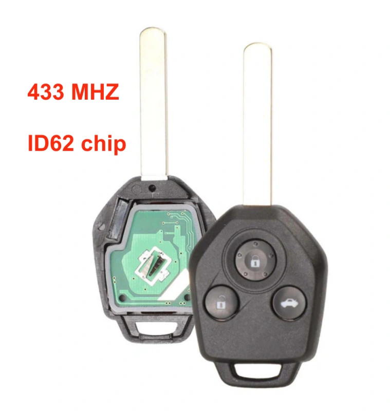 For Subaru Forester Outback Legacy 433 MHz Id62 3 Button Car Key Remote