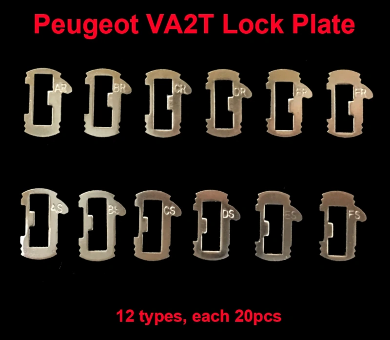 For Peugeot Citroen Auto Car Key Lock Repair Accessories Car Lock Reed Lock Plate 240pcs/lot