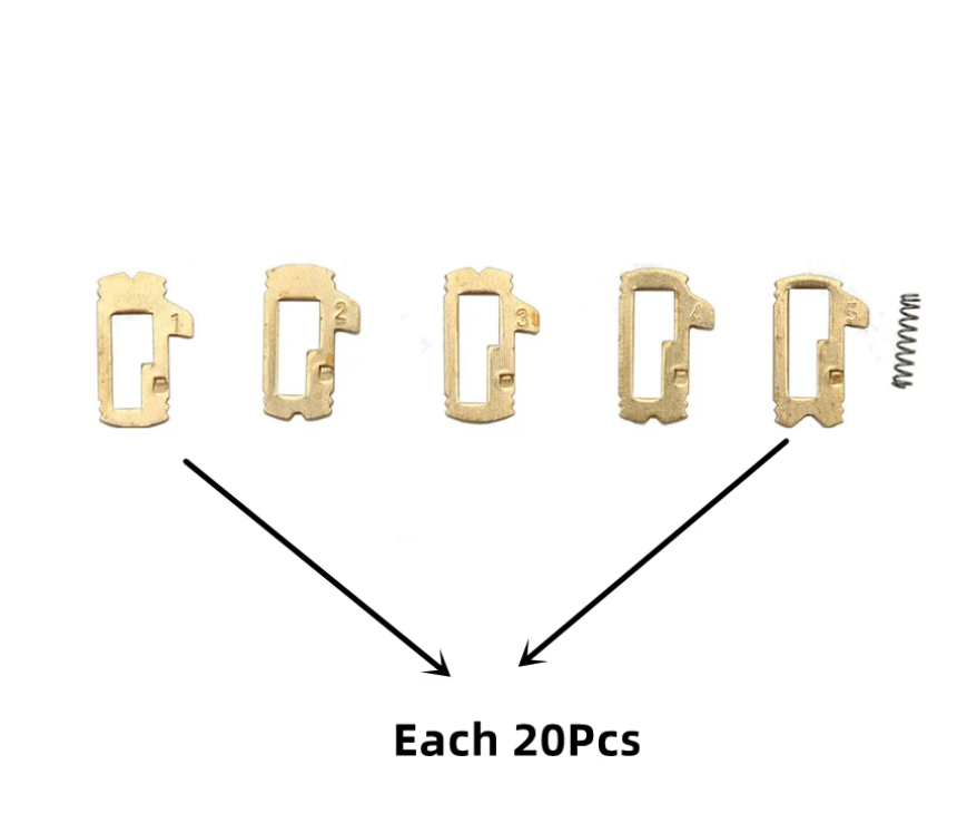 For Mercedes For Benz M452 HU64 Car Lock Repair  Reed Lock Plate 100pcs/lot