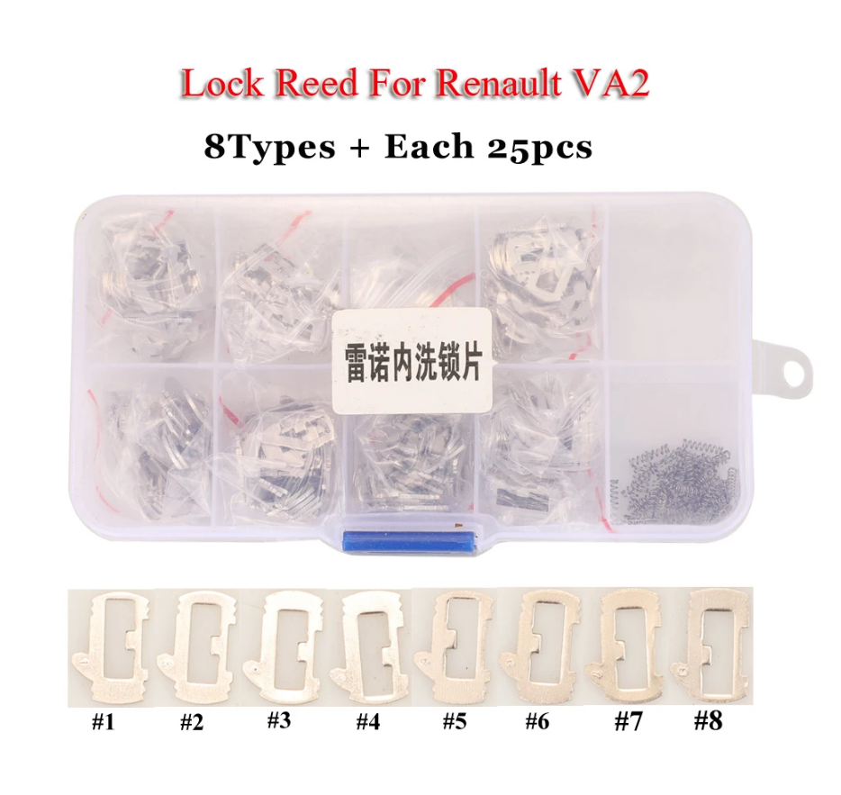 For Renault VA2 Inner Milling Car Lock Reed Key Lock Plate 200pcs/lot