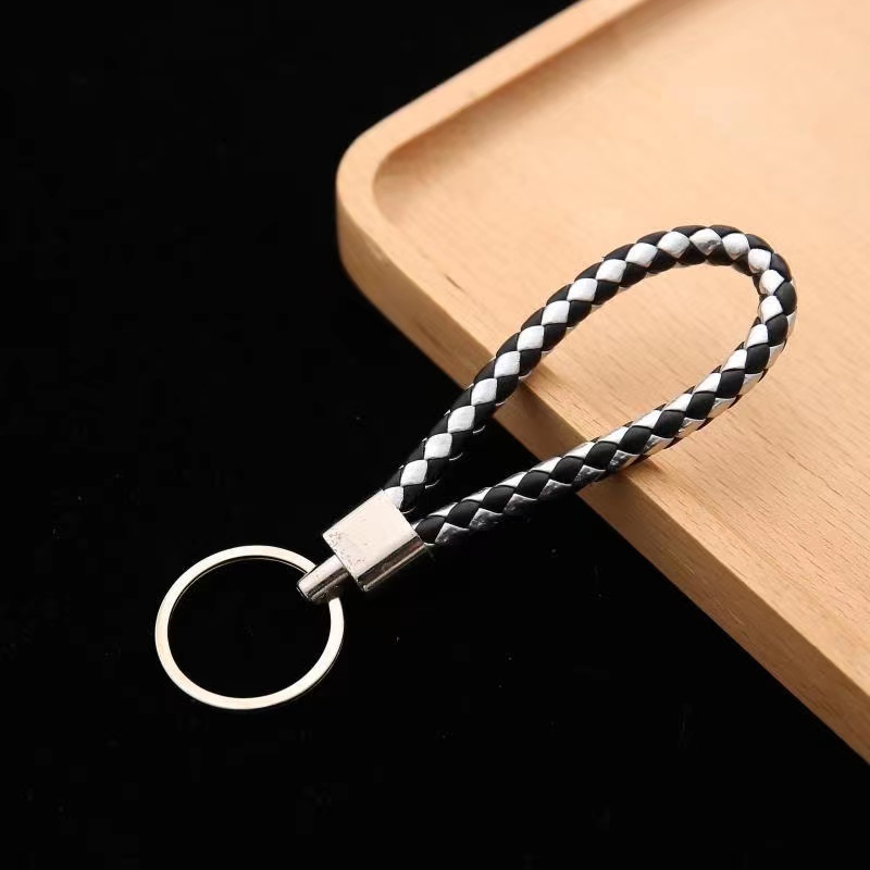 metal leather key chain for remote key