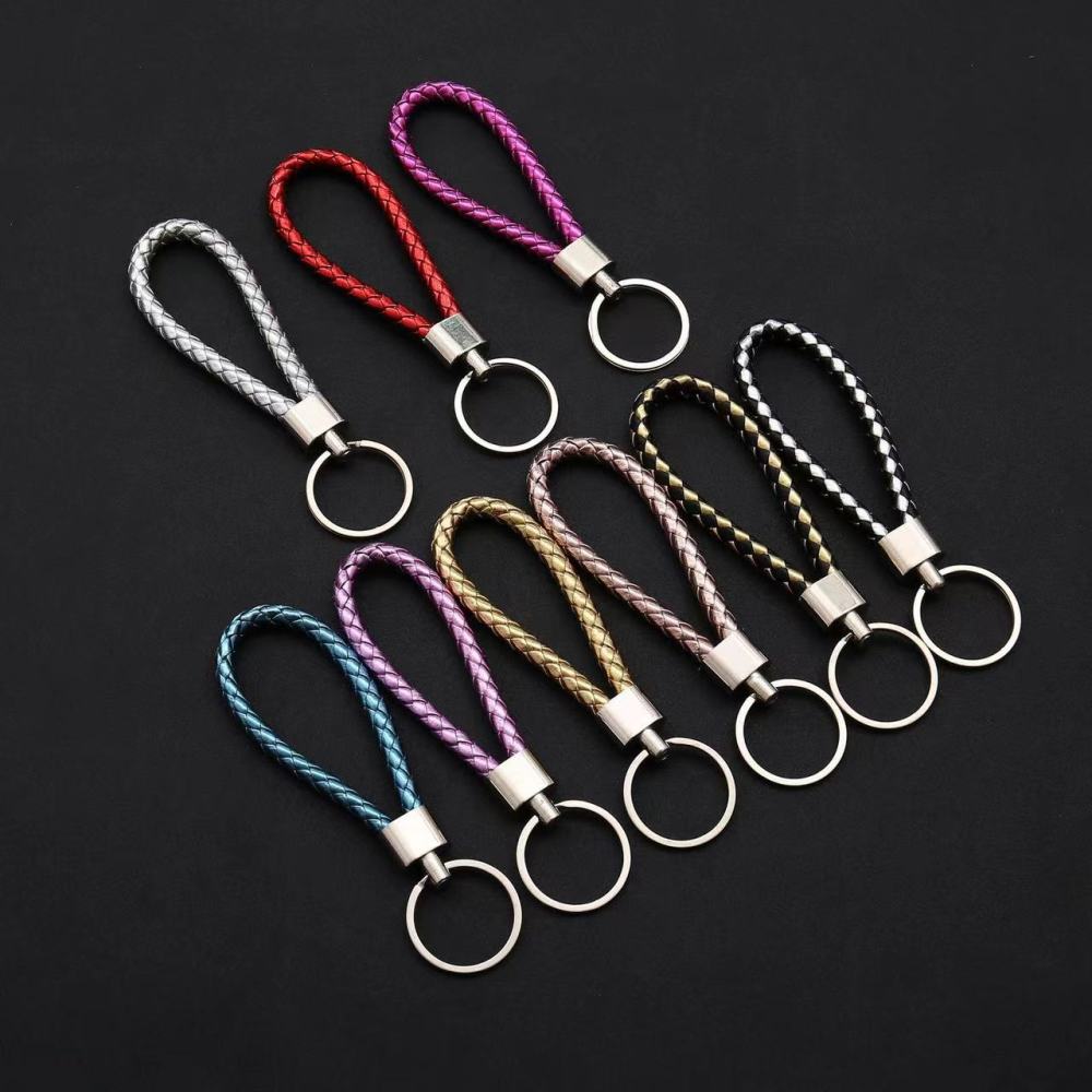 metal leather key chain for remote key