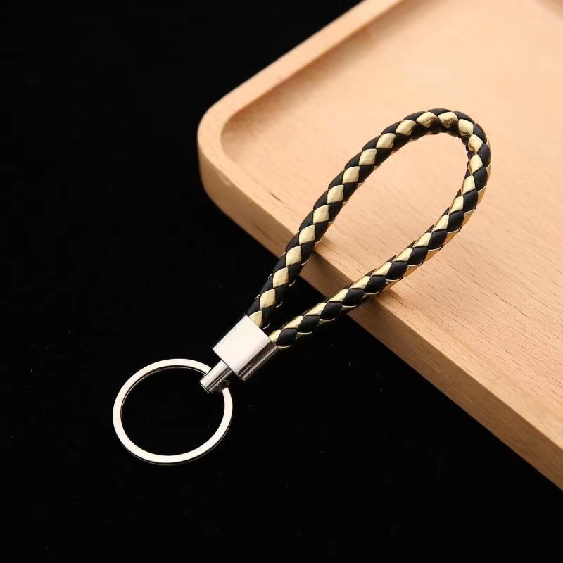 metal leather key chain for remote key