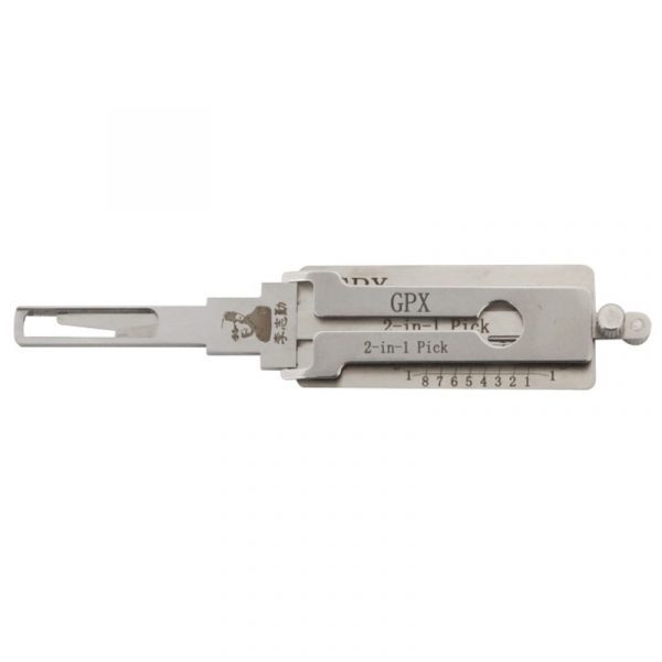 Original LISHI GPX 2 in 1 Decoder and Pick for Motorcycles Lock