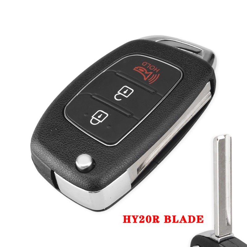 For Hyundai I20 I30 IX35 2+1 button Remote Key shell, please choose key blade