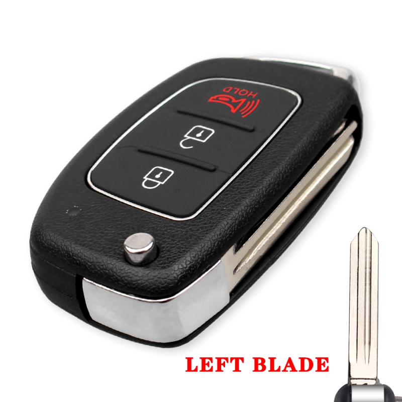 For Hyundai I20 I30 IX35 2+1 button Remote Key shell, please choose key blade