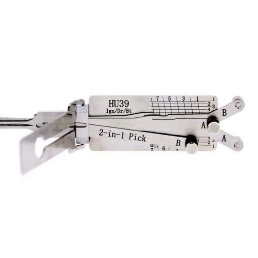 Original LISHI HU39 2 in 1 Decoder and Pick for Mercedes