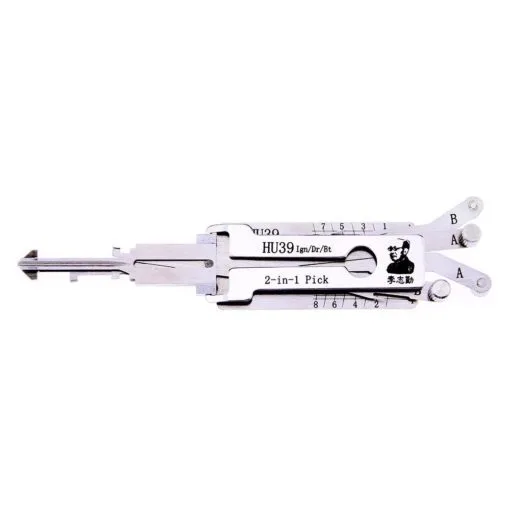 Original LISHI HU39 2 in 1 Decoder and Pick for Mercedes