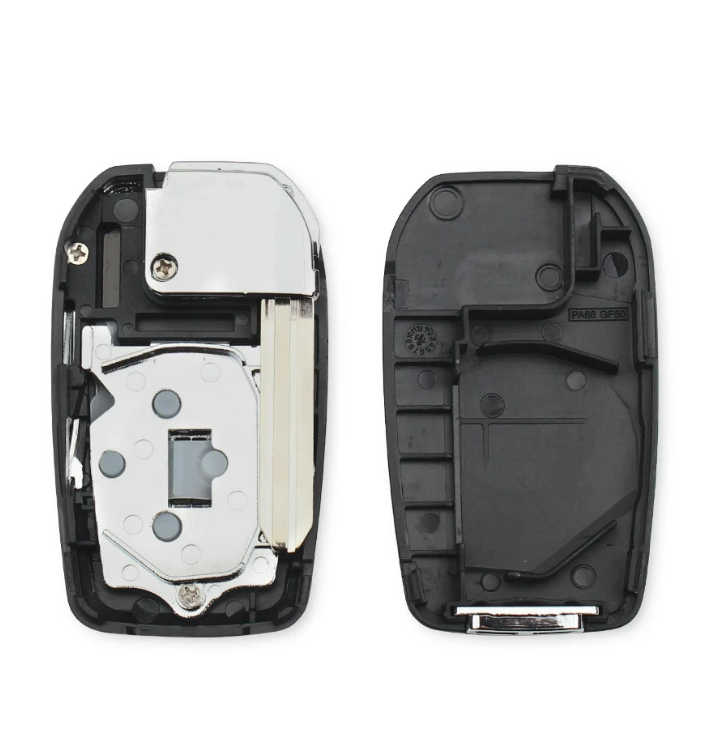 For Toyota Reiz Camry Rav4 Yaris Corolla Modified Flip Car Key Shell 2/2+1/3/4 Buttons with Toy43 blade