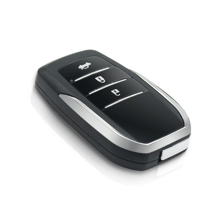 For Toyota Land Cruiser Camry 3 Buttons Modified Flip Car Key Shell with TOY43 / TOY48/ TOY47 blade