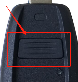 key button pad for Fiat 1 button remote key blue / black color