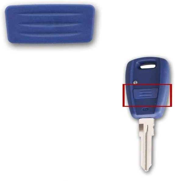 key button pad for Fiat 1 button remote key blue / black color