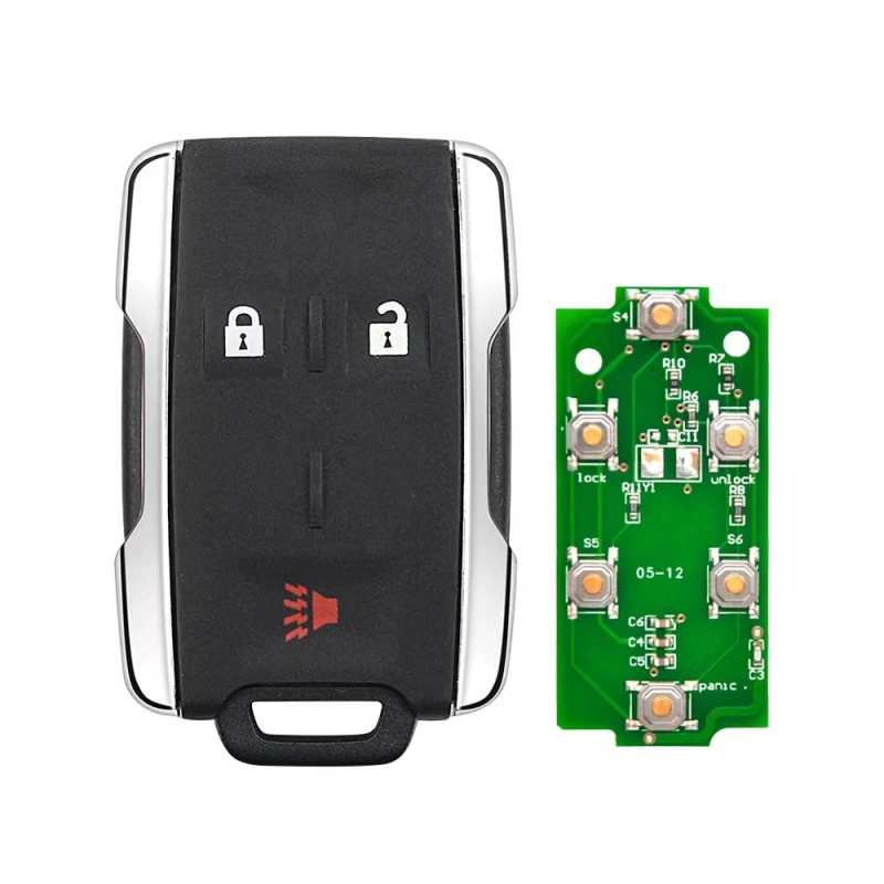 For Chevrolet GMC 3 4 5 6 button keyless remote key 315mhz with id46 chip M3N-32337100