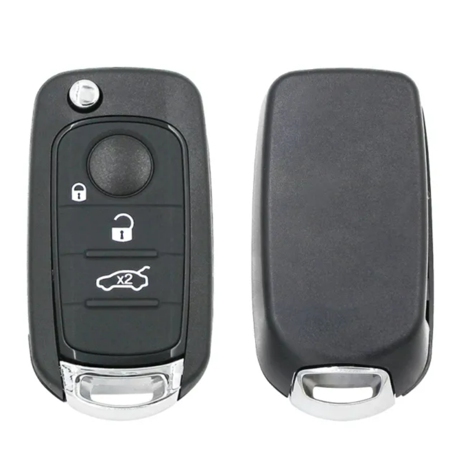 Aftermarket For Fiat Egea 500X tipo 3 button Flip remote key Megamos ...