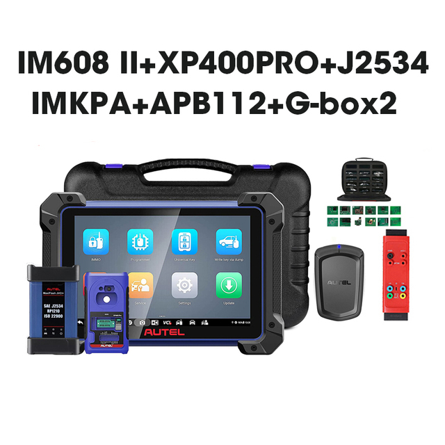 (1 year Free Update) USA version 2023 Autel MaxiIM IM608 PRO II (IM608 II) full set All-In-One Key Programming Tool Support All Key Lost No IP Limitation