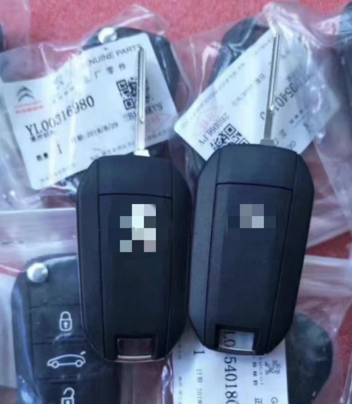 For original Citroen C3 C4 434MHz 4A chip remote key with hu83 407 key blade