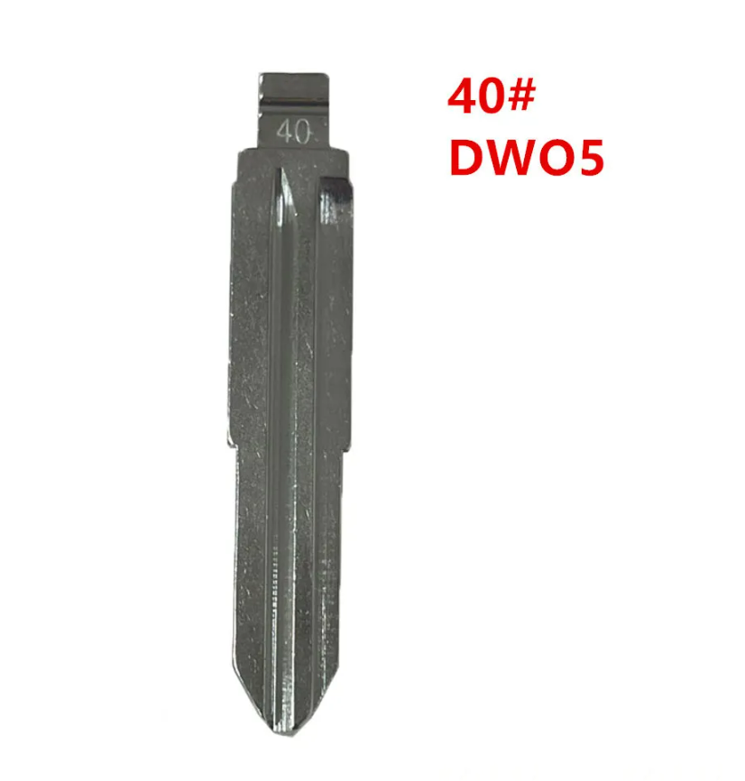 40# DWO5 left side Metal Key Blade For Chevrolet EPICA Buick Opel for keydiy KD xhorse VVDI