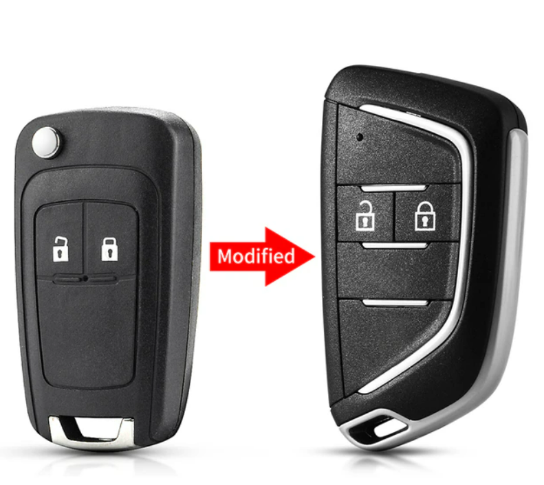For Chevrolet Cruze Epica Camaro 2 3 3+1 4+1 Button Modified Car Key Shell