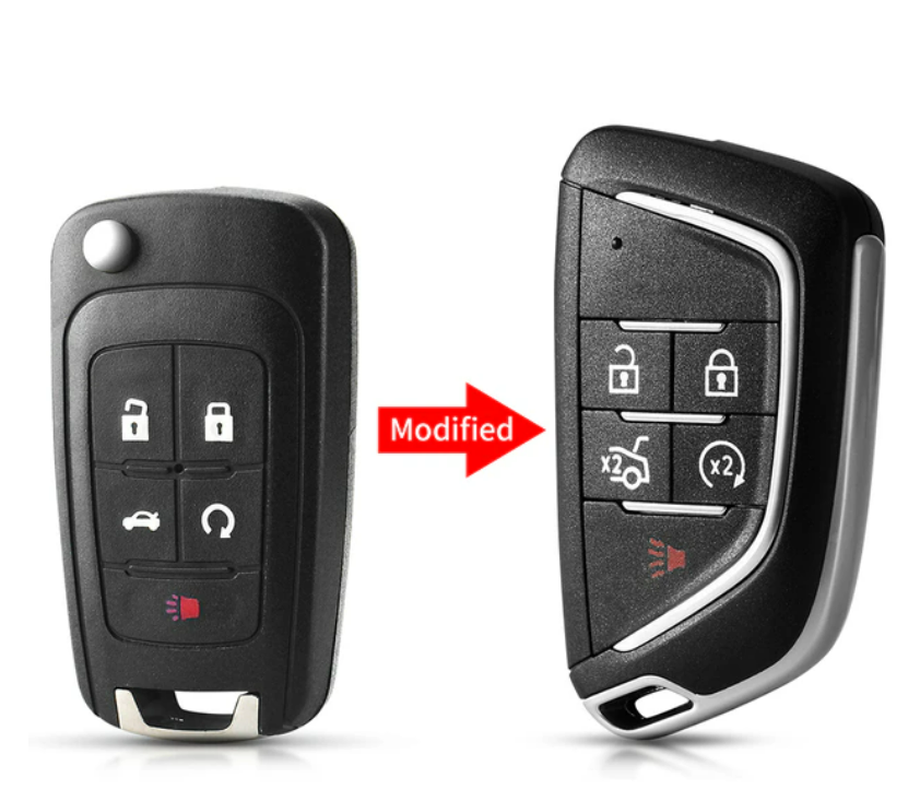 For Chevrolet Cruze Epica Camaro 2 3 3+1 4+1 Button Modified Car Key Shell