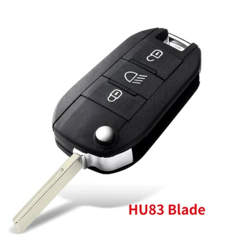 3 Buttons Key Shell For Peugeot 208 2008 301 308 508 5008 RCZ For Citroen C-Elysee