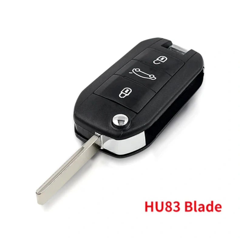 3 Buttons Key Shell For Peugeot 208 2008 301 308 508 5008 RCZ For Citroen C-Elysee