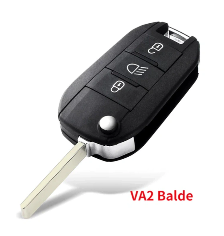 3 Buttons Key Shell For Peugeot 208 2008 301 308 508 5008 RCZ For Citroen C-Elysee