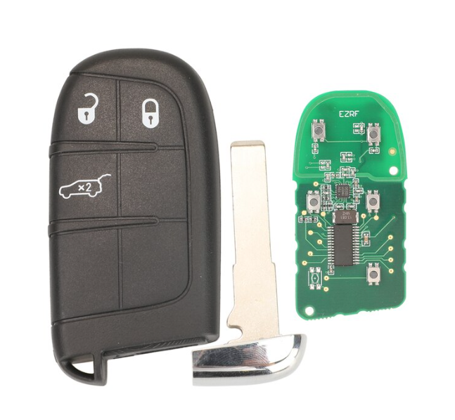 Aftermarket 2/3/4/5 Buttons For Fiat 500 500L 500X 2015-2019 Flip remote key 4A chip 433mhz SIP22 blade