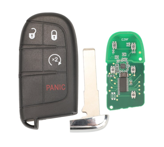 Aftermarket 2/3/4/5 Buttons For Fiat 500 500L 500X 2015-2019 Flip remote key 4A chip 433mhz SIP22 blade