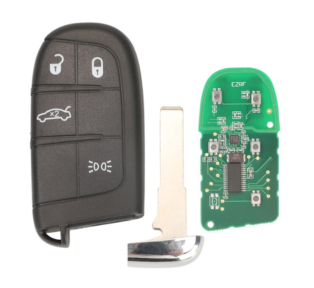 Aftermarket 2/3/4/5 Buttons For Fiat 500 500L 500X 2015-2019 Flip remote key 4A chip 433mhz SIP22 blade