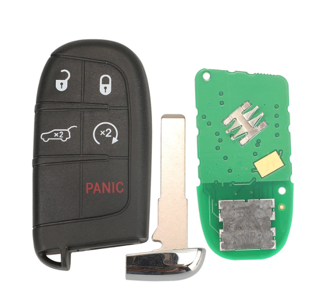 Aftermarket 2/3/4/5 Buttons For Fiat 500 500L 500X 2015-2019 Flip remote key 4A chip 433mhz SIP22 blade