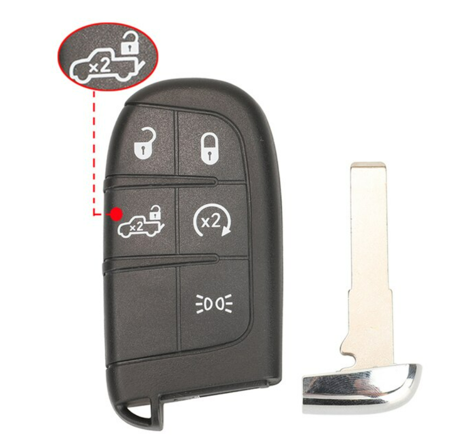 For Fiat 500 500L 500X Toro 2016 2017 2018 2019 Car Key case 2/3/4/5 button Remote Key shell with SIP22 blade