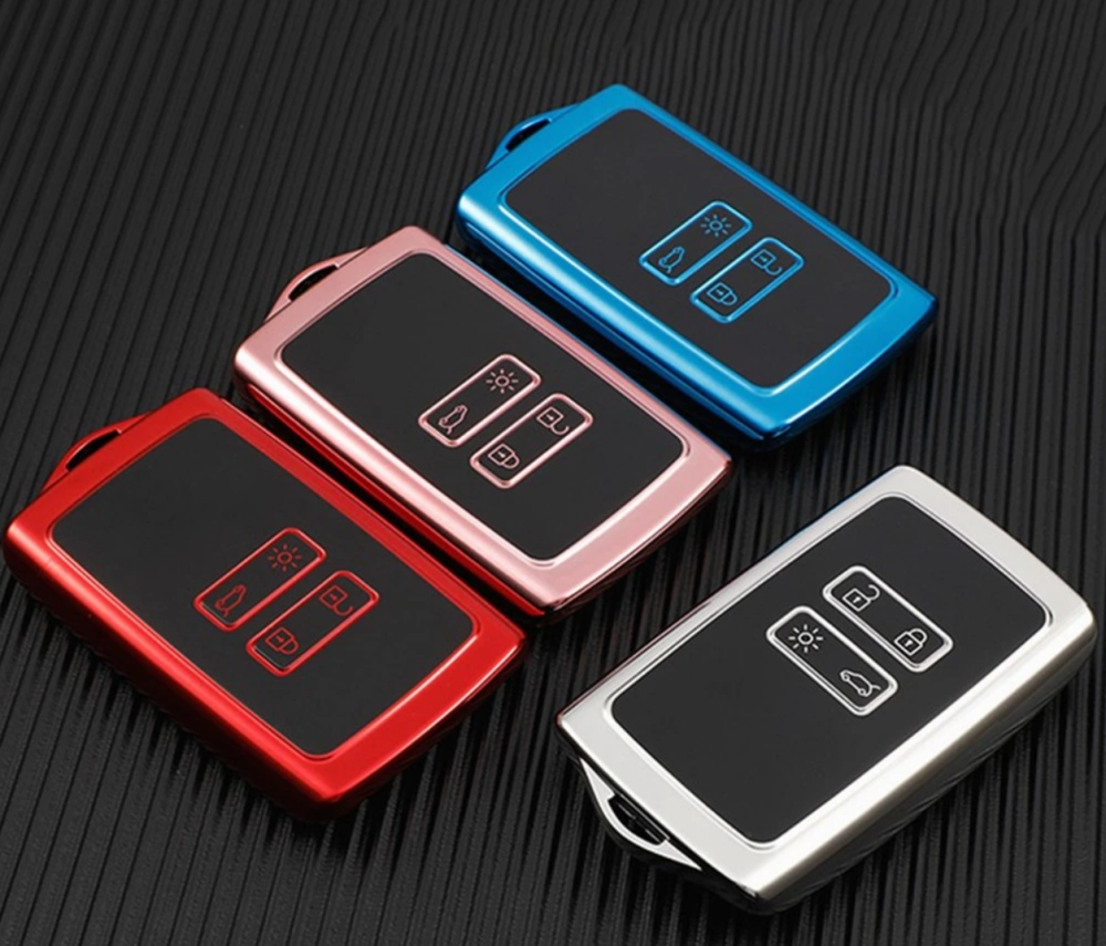 TPU  Car Key Fob Cover Case Shell Protector Card For Renault Captur Talisman Clio Megane Koleos Scenic Zoe