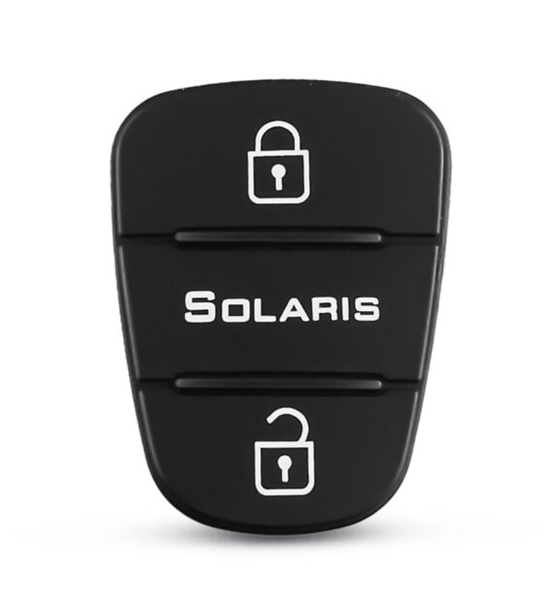 For Hyundai 3 Button Rubber Car Key  Pad