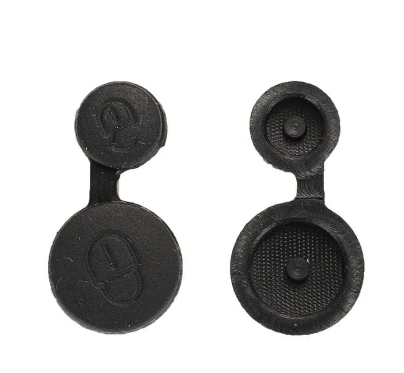 Rubber Pad 2 Buttons For Citroen Key Remote Shell Cover