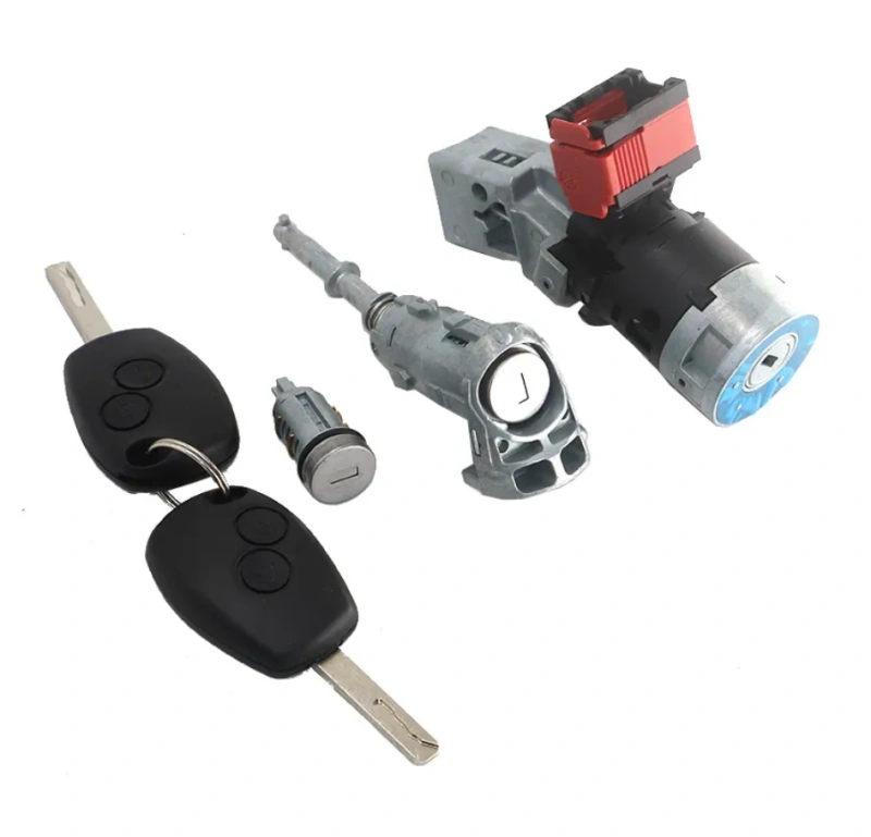 FOR Renault Kangoo II 2008- Master III Cylinder Compete Lock Set IGNITION SWITCH DOOR LOCK 806012544R