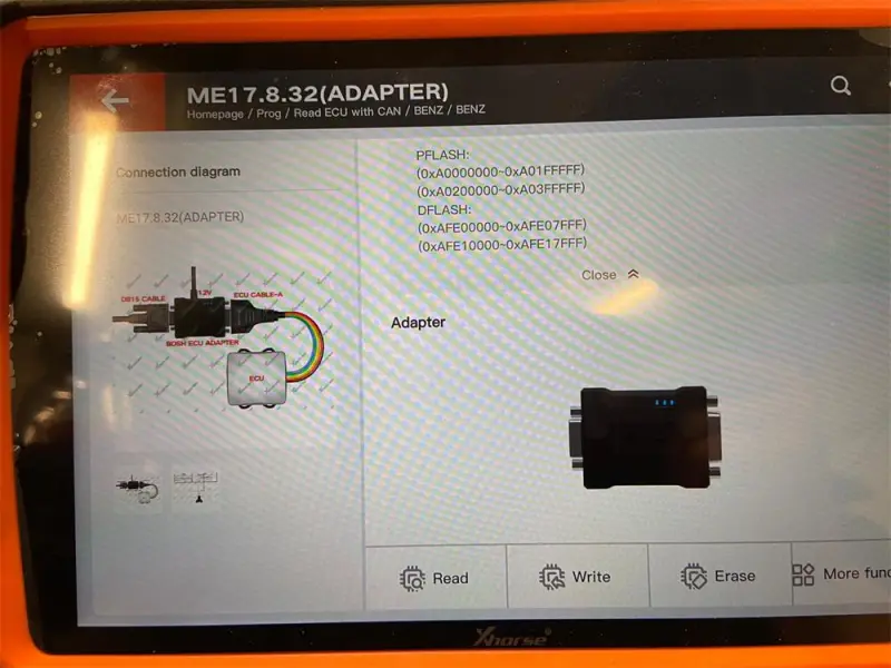 Xhorse XDNP30 Bosh ECU Adapters with 2 Cables work with VVDI Key Tool Plus/VVDI Mini Prog